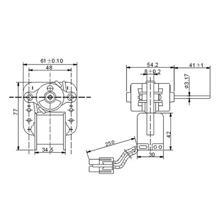 Shaded Fan Motor 4680JB1035G - Image 2