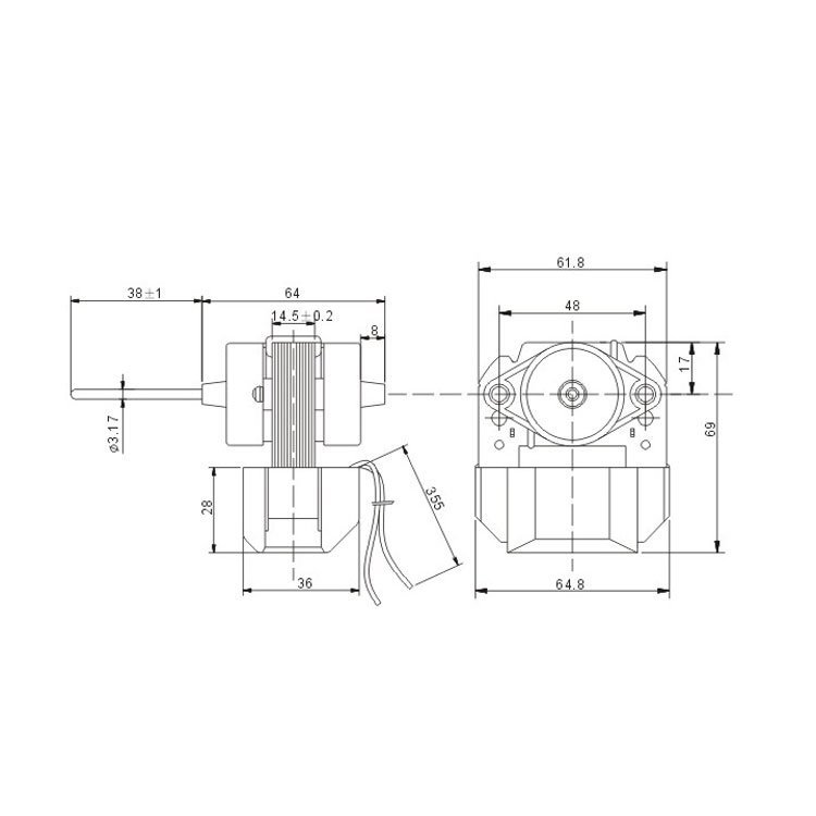 NA-14AB Electric Motor - Image 2