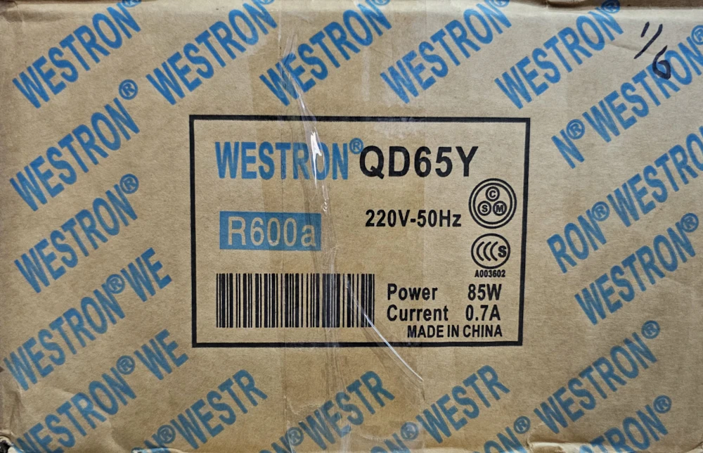 Westron® QD65Y R600a Compressor - Image 2