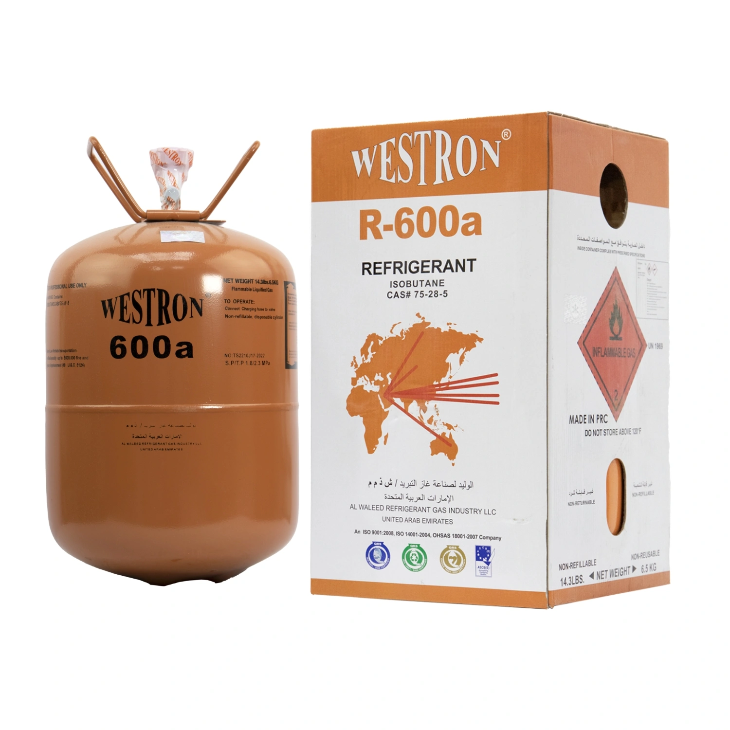 R600A Refrigerant Gas - WESTRON