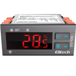 Elitech STC-9200 Double Sensor Refrigeration Parts Temperature Controller Thermostats AC 220V DC 24V 12V