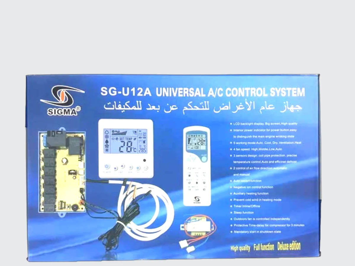 Sigma SG-U12A universal A/C control system with remote and PCB kit